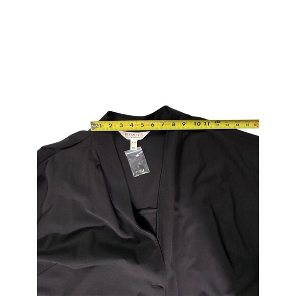 Isaac Mizrahi Elements 4x Black Single Button Frnt Sweater Cardigan A465895 NWOT - Picture 10 of 14